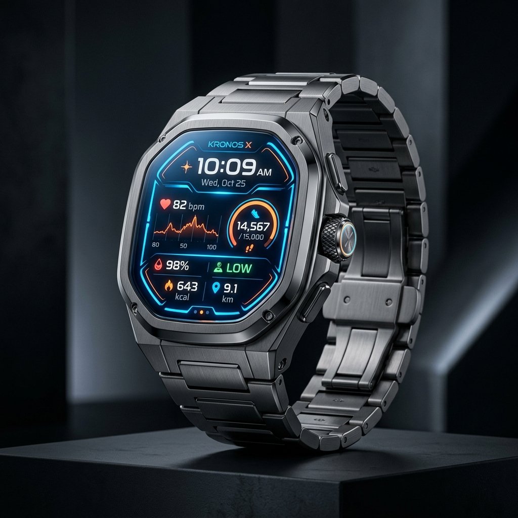 Kronos X Titanium AMOLED Smartwatch