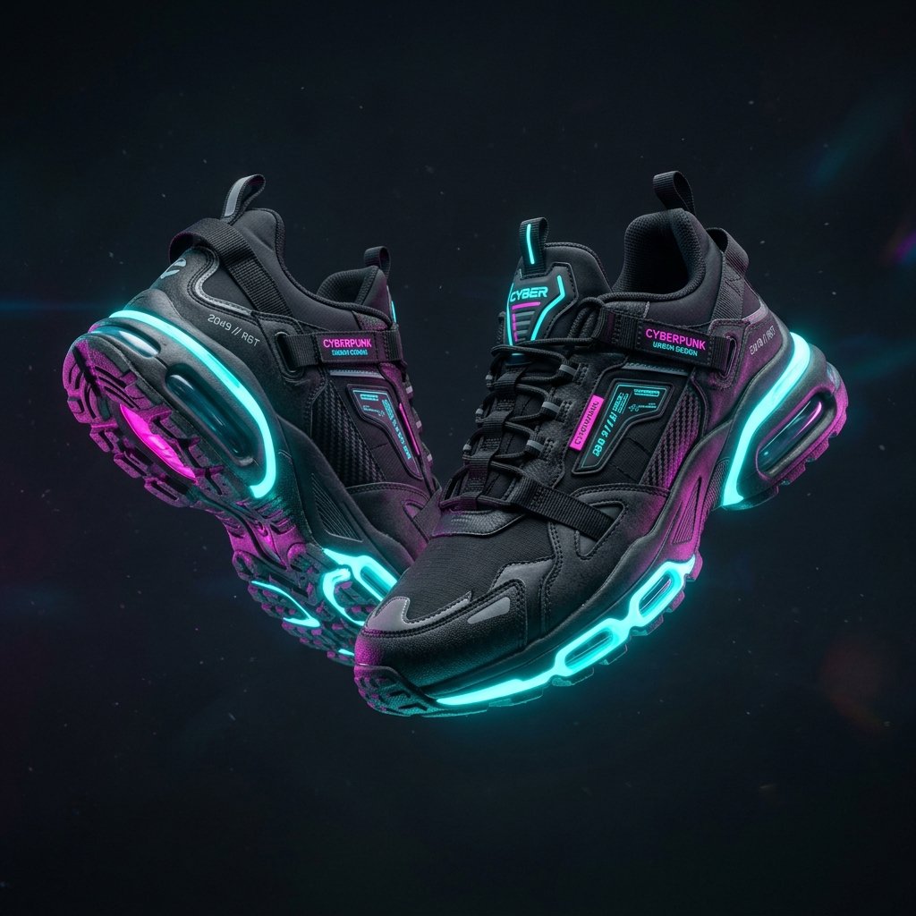 Hyperion Cyber-Glow Urban Sneakers